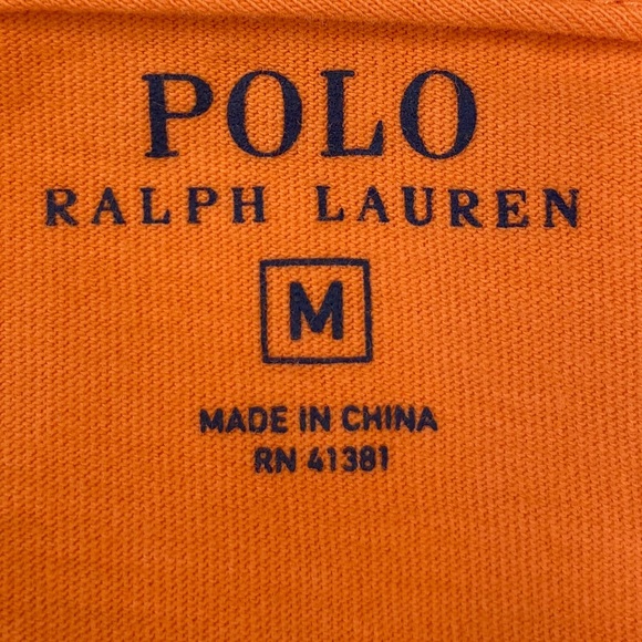 POLO RALPH LAUREN EMBROIDERED LOGO Unisex Tee EUC - Picture 12 of 15